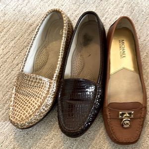 3 Pairs Leather Loafers!